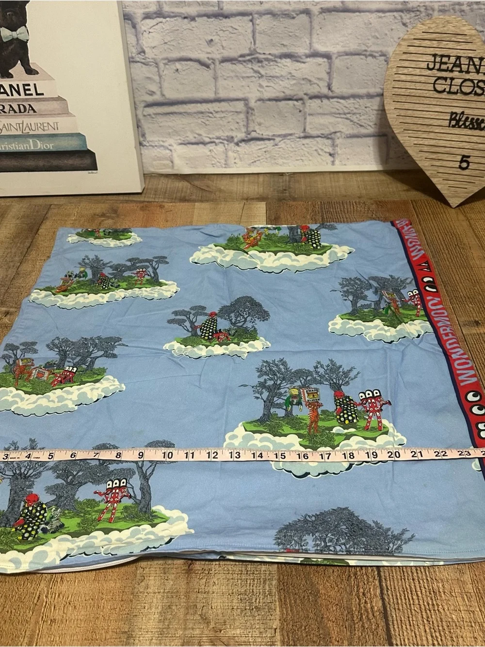 IKEA x Walter Van Beirendonck Glodande Limited Blue Wondermooi Pillow Case